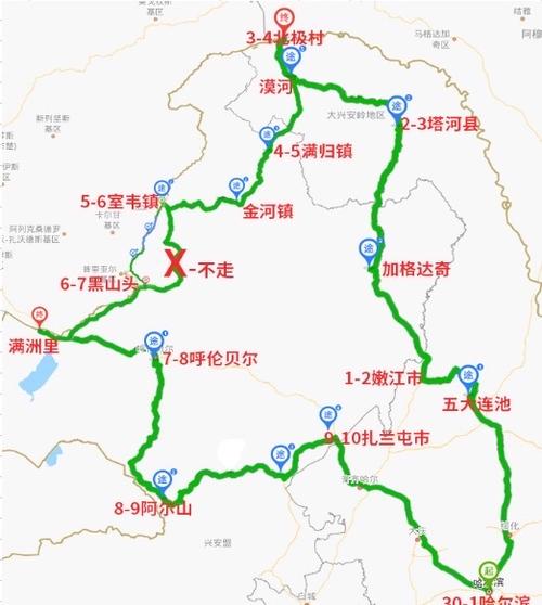 阿尔山自驾游线路-阿尔山自驾游最佳路线