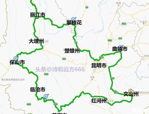 云南省旅游攻略自驾游_云南省旅游攻略自驾游路线图